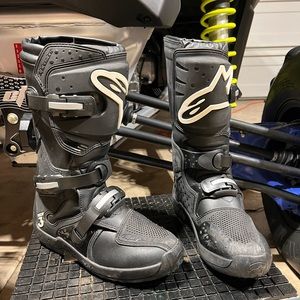 Like new Alpinestars Tech 3 riding boots in womens size 8 color black